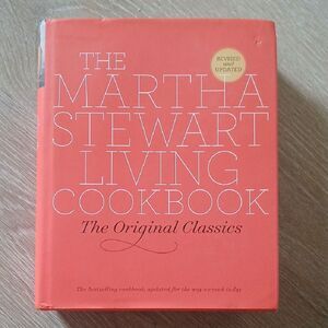 The Martha Stewart Living Cookbook - The Original Classics Red Hardcover